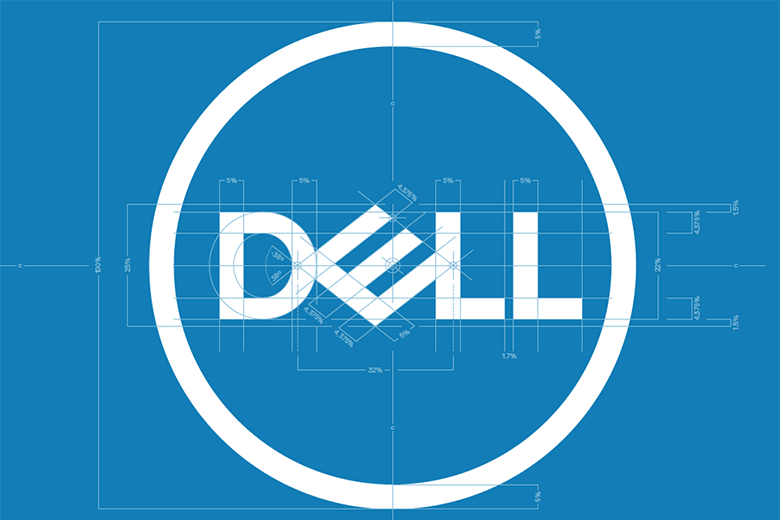 戴尔logo演变历史 戴尔的斜体无衬线logo "dell" 早在1988年开始